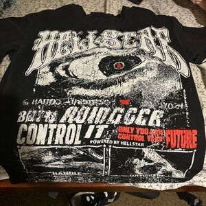 Hellstar Black Graphic Men's Shirt